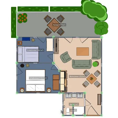 Holiday home Geschmackvoll Ausgestattete Whg. Mit Terrasse & Wlan